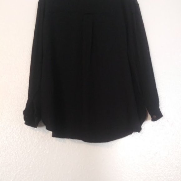 Liz Claiborne Lizsport women's size S black long sleeve blouse - Picture 6 of 13